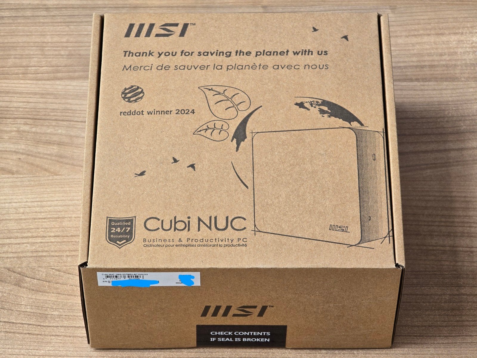 Nieuwe Barebone MSI Cubi NUC 1MG-237BEU Intel Core 7 150U, Computers en Software, Barebones, Ophalen of Verzenden, Nieuw