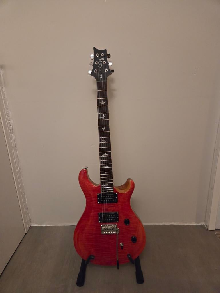 PRS SE CE24 Blood Orange
met tas, Ophalen, Zo goed als nieuw, Solid body, Paul Reed Smith