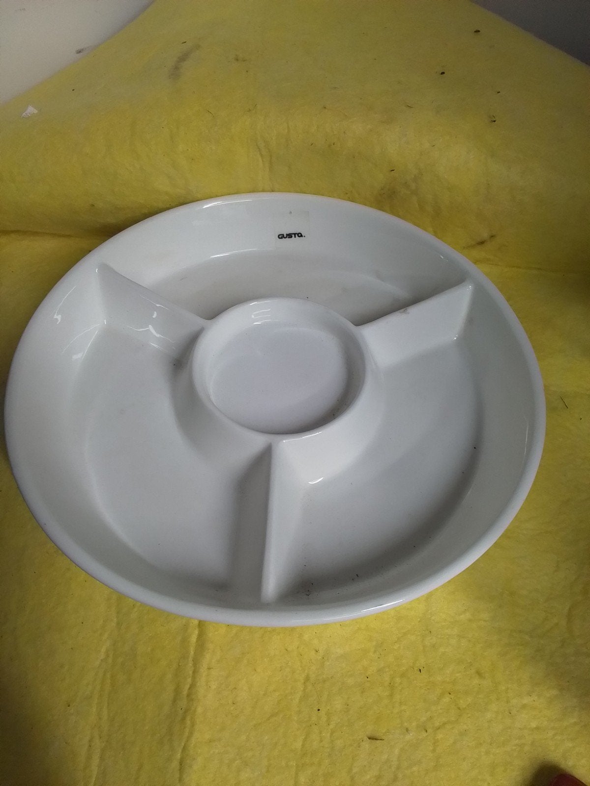 10298) GUSTA  luxe presenteer schaal  doorsnede 22cm, Ophalen of Verzenden