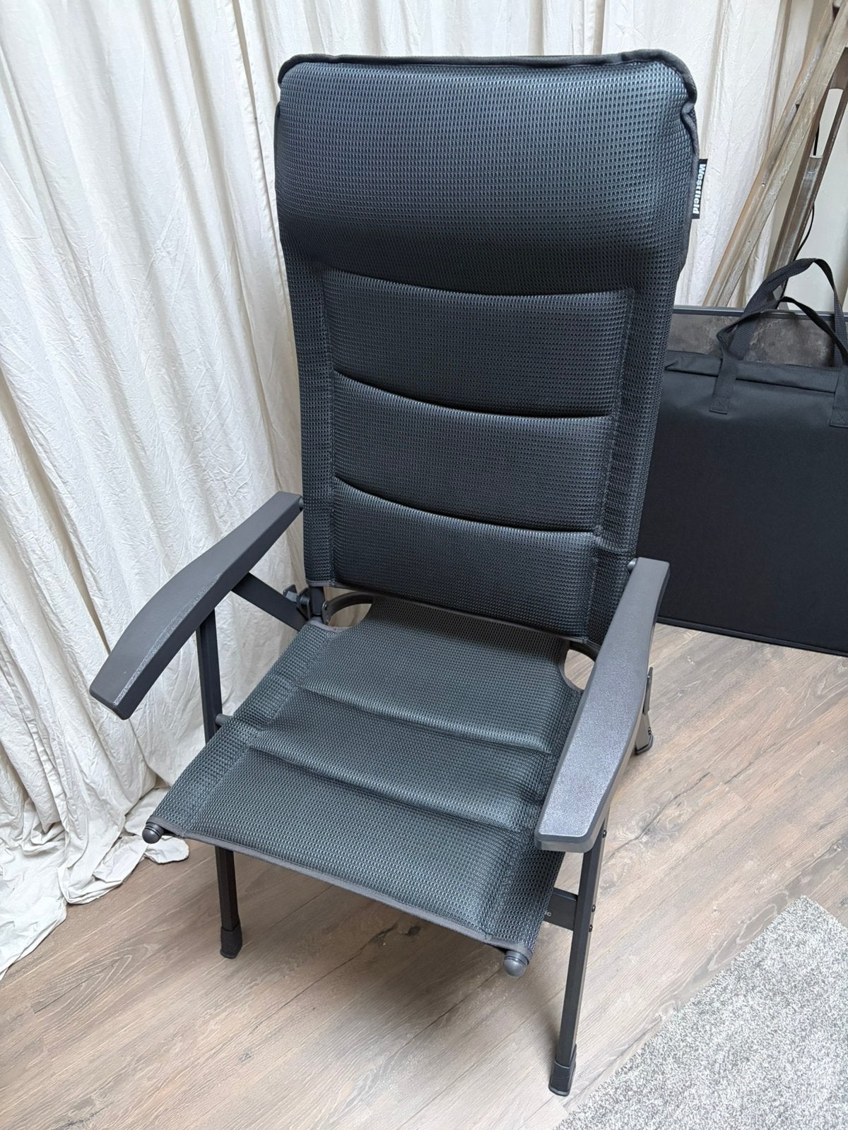 Westfield Majestic campingstoelen (2x) incl hoes, Ophalen, Zo goed als nieuw, Campingstoel