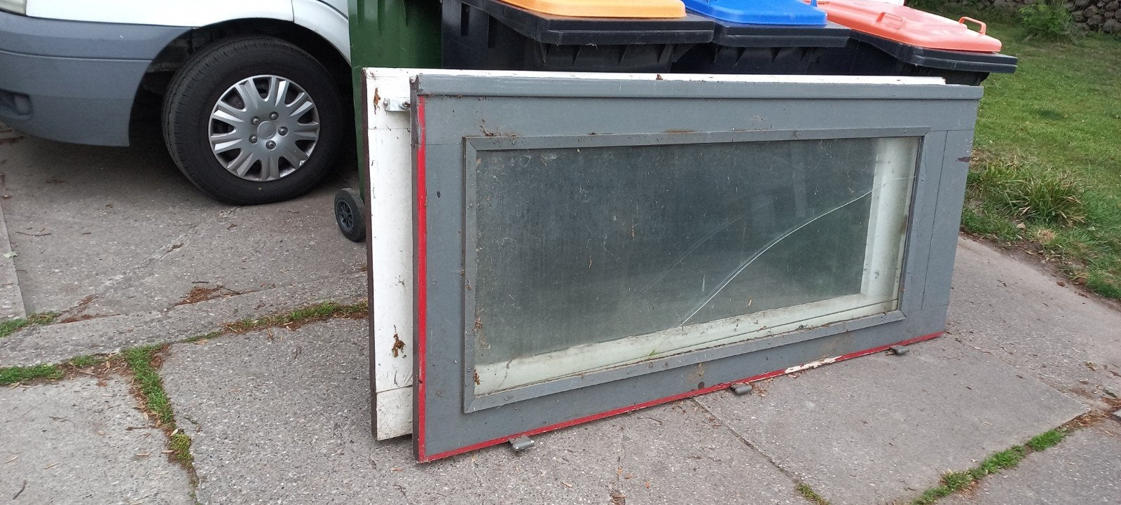 Gebruikte terrasdeuren met glas, 100 tot 120 cm, Gebruikt, Ophalen of Verzenden, Buitendeur