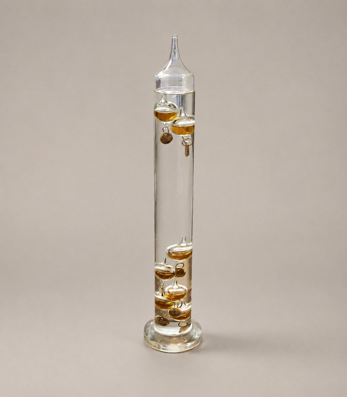 Decoratieve Galileo-thermometer van glas, Huis en Inrichting, Ophalen, Zo goed als nieuw, Glas
