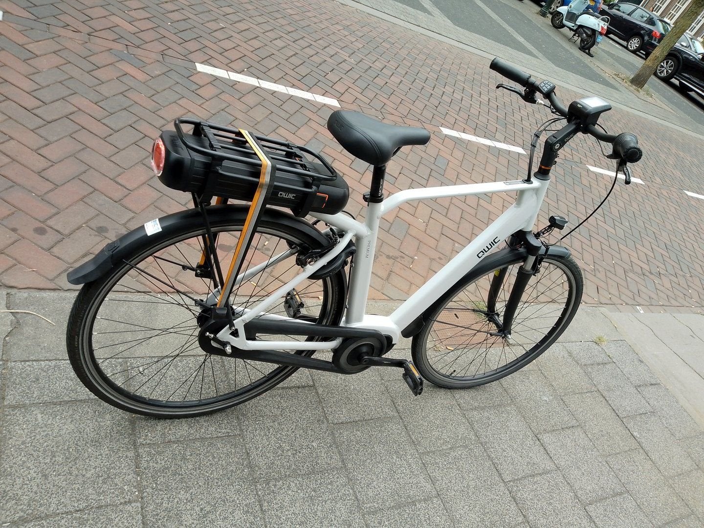 Qwic Premium MN8 h54 elektrische herenfiets middenmotor, Gebruikt, -, -, 51 tot 55 cm