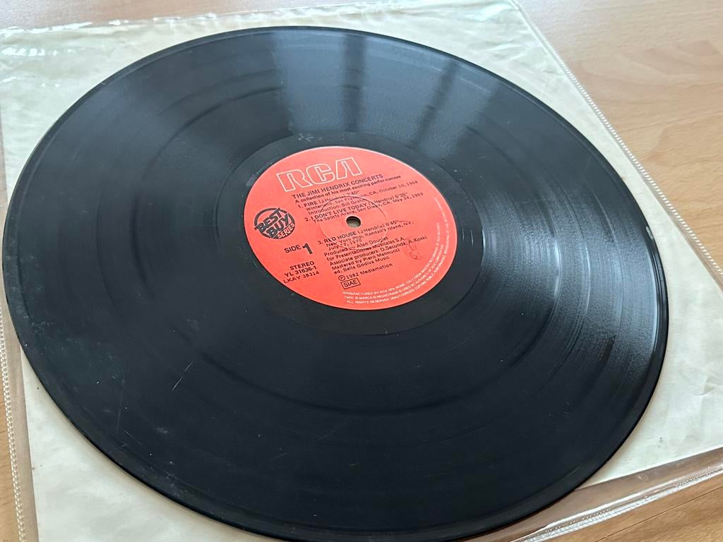 Jimi Hendrix – The Jimi Hendrix Concerts losse plaat, Ophalen of Verzenden, Gebruikt, 12 inch, Poprock