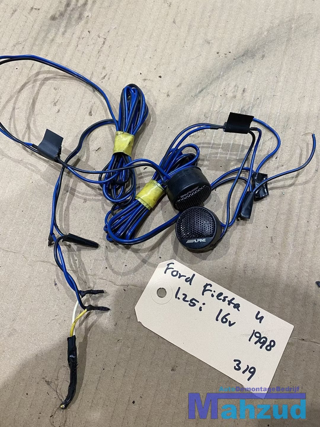 FORD FIESTA 4 Alpine kleine speaker tweeters, Auto-onderdelen, Gebruikt, Info@ford.com, Ophalen of Verzenden, Ford