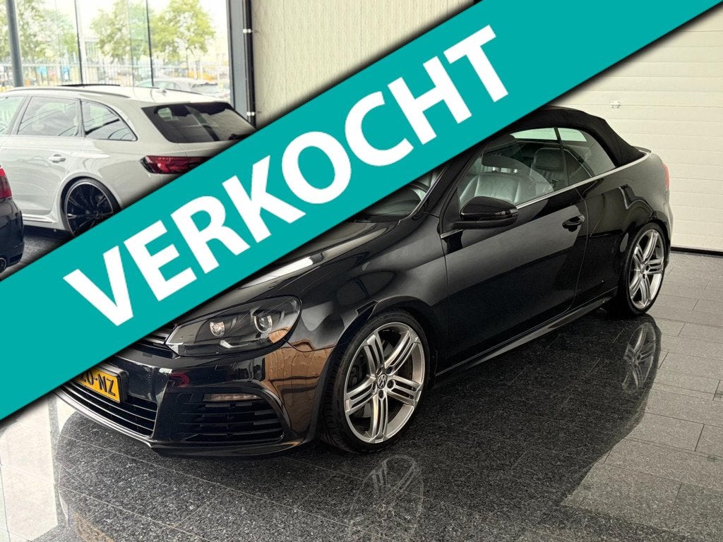 Volkswagen Golf Cabriolet 2.0 TSI R Exclusive DSG 2013 Top o, Auto's, Volkswagen, Euro 5, Gebruikt, Zwart, Zwart
