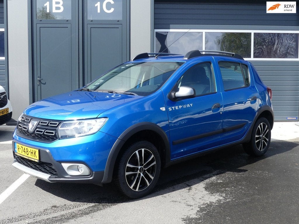 Dacia Sandero 0.9 TCe SL Stepway Automaat Hoge instap Airco, Auto's, 898 cc, Stof, Euro 6, Blauw