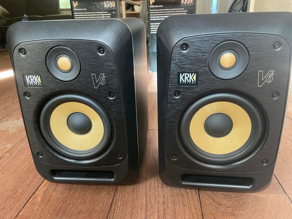 KRK V6 S4 Studio Monitoren - Set van 2 - In Nieuwstaat!, Overige merken, Ophalen of Verzenden, Zo goed als nieuw, 120 watt of meer
