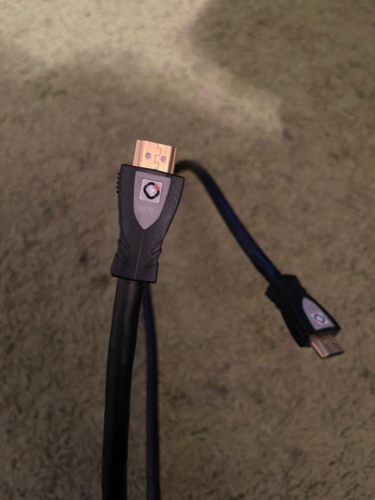Oehlbach hdmi kabel k8 mk ii hdmi 1.0-1.3.Nieuw Lengte 75 cm, Ophalen of Verzenden, Zo goed als nieuw, Minder dan 2 meter, HDMI-kabel