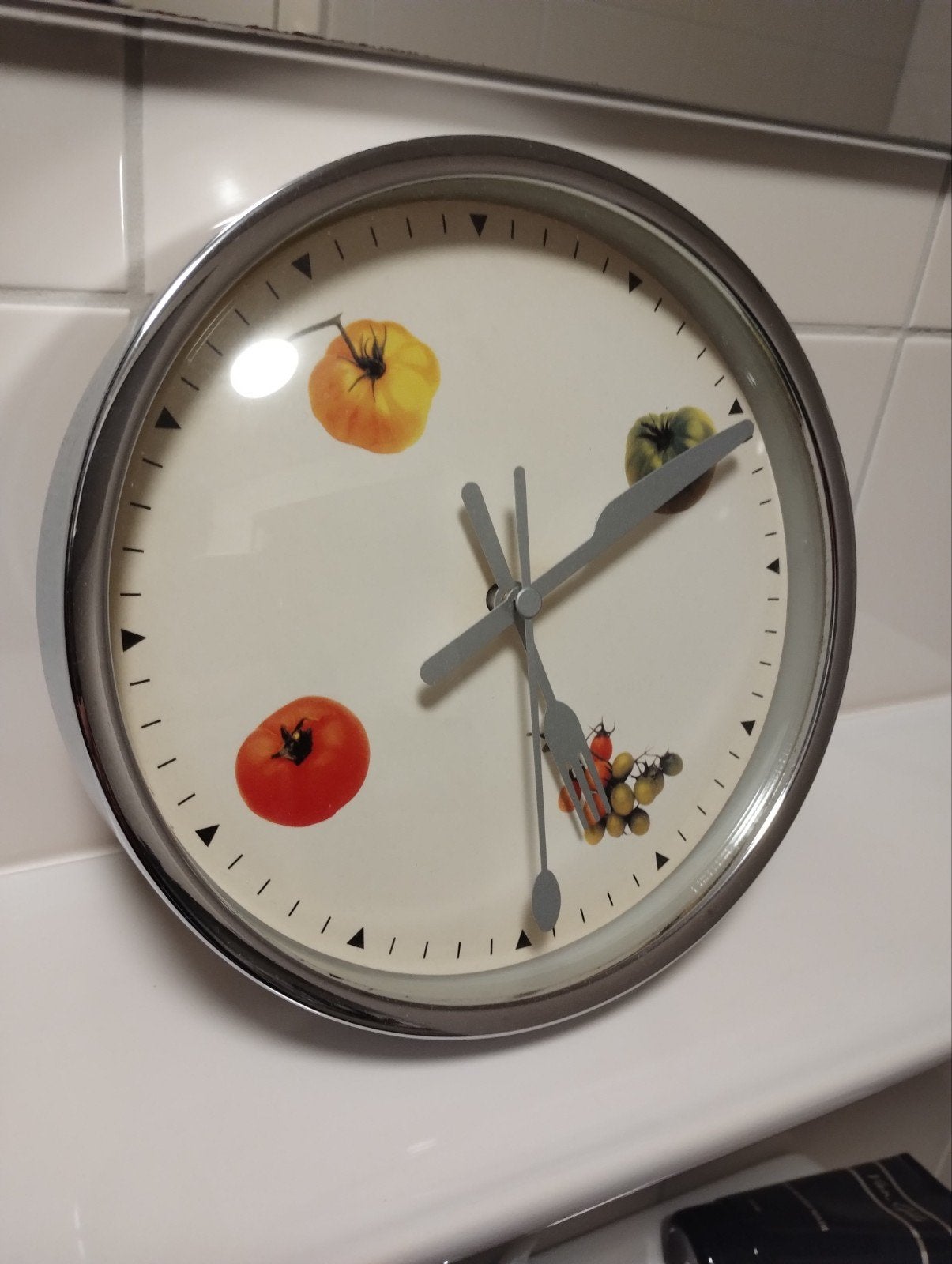 Vintage tachtig Wellgain quartz keuken wandklok, Ophalen of Verzenden