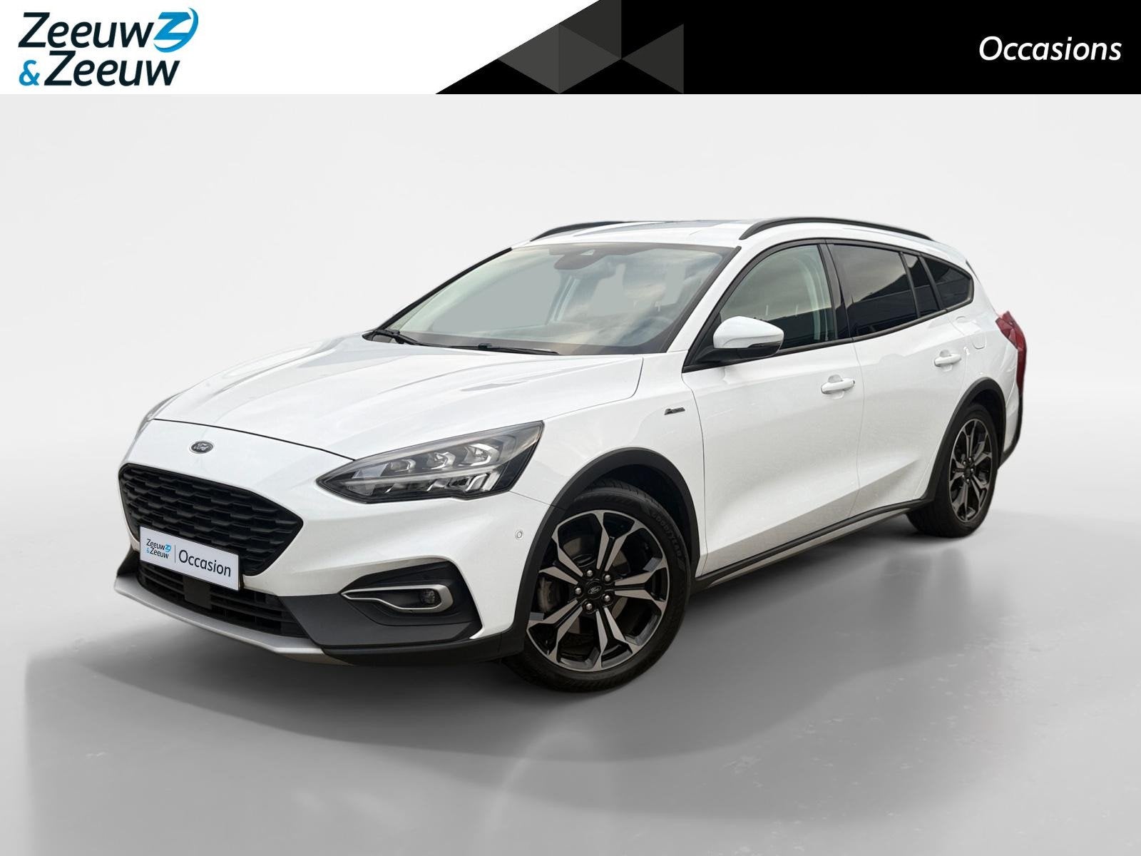 Ford Focus Wagon 1.0 EcoBoost Active Business | Trekhaak | W, Auto's, Gebruikt, Euro 6, 1283 kg, Wit