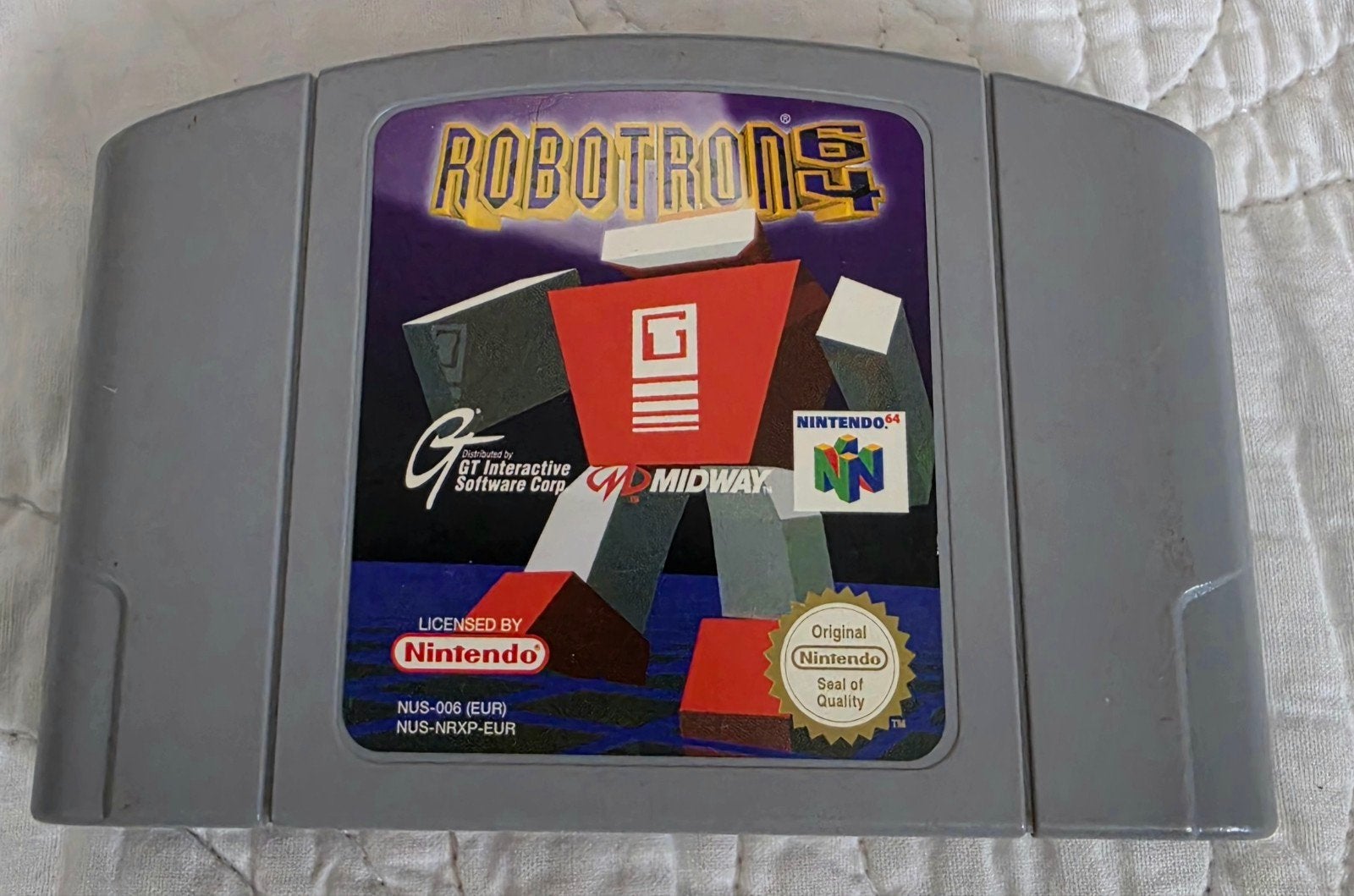 Robotron 64 Nintendo 64 (N64) Game Cartridge, Gebruikt, Shooter, 1 speler, Ophalen of Verzenden