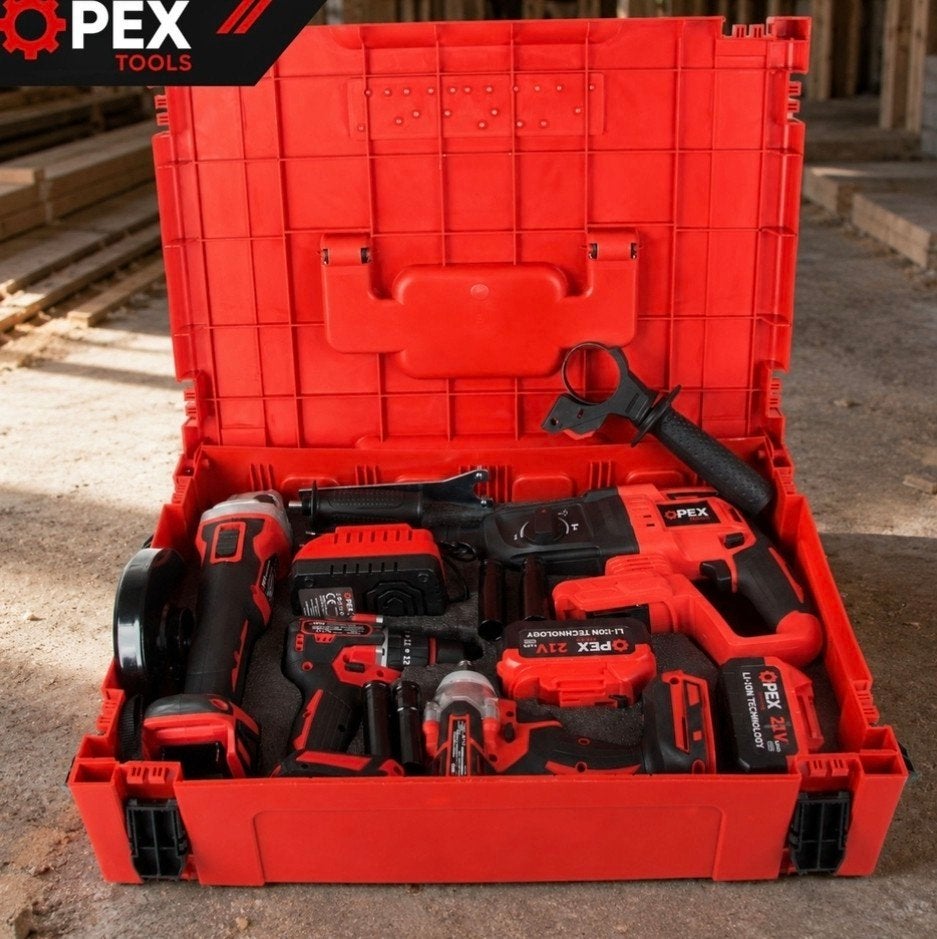 PEX Cordless Tool Kit 4-in-1, Ophalen, Nieuw, Accuboormachine, Overige merken