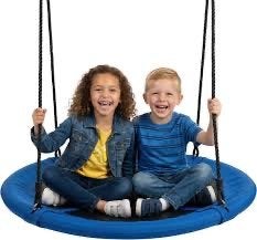 Blauwe Nestschommel voor Kinderen - Nieuw in Doos, Ophalen of Verzenden, Nieuw, Schommel