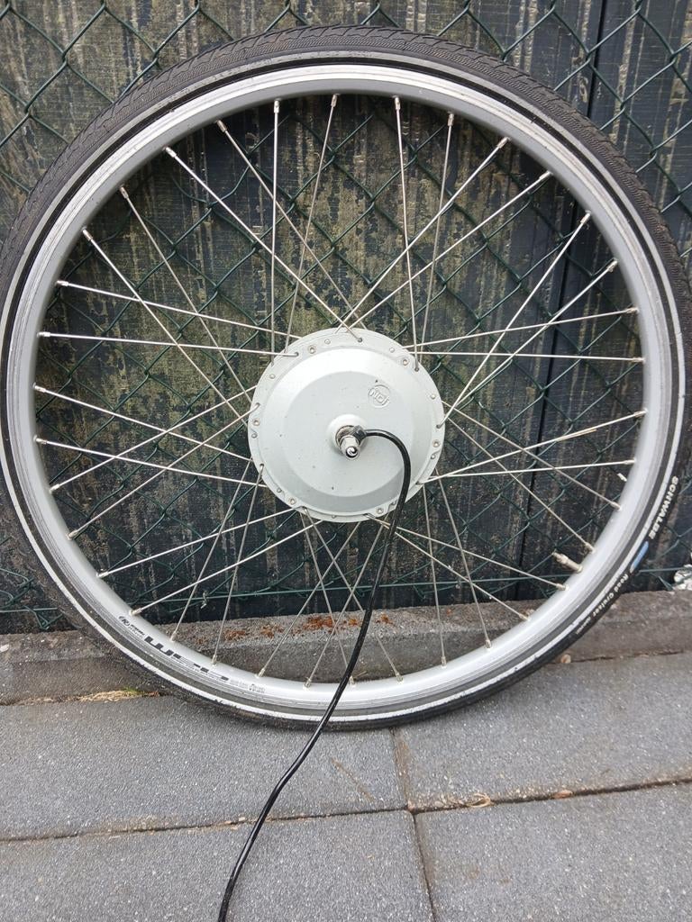 Voorwiel met motor voor sparta elektrische fiets (28 inch), Fietsen en Brommers, Fietsonderdelen, Wiel, Gebruikt, Onbekend, Elektrische fiets