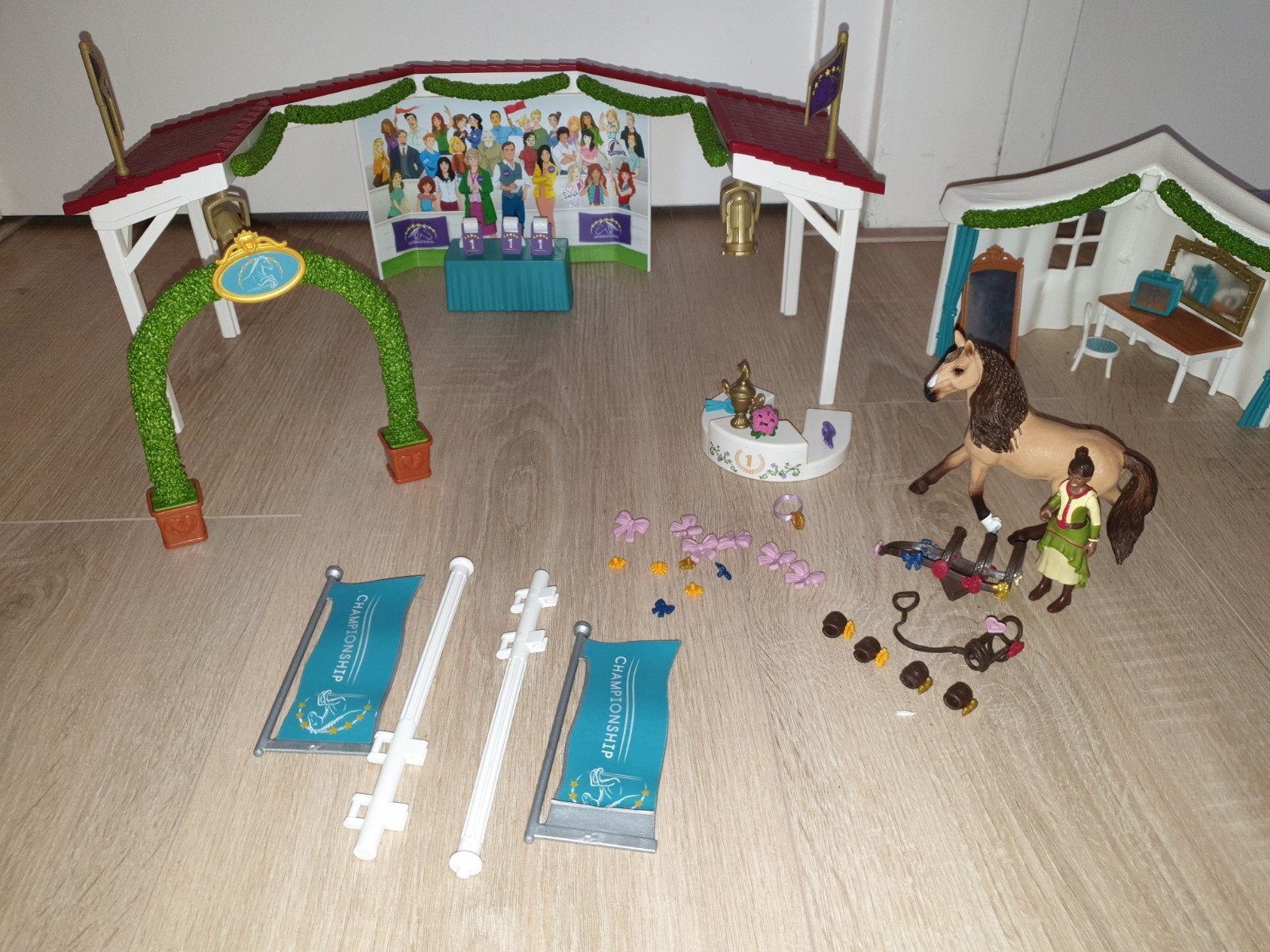 schleich grote paardenshow, ., Ophalen of Verzenden, Zo goed als nieuw, .
