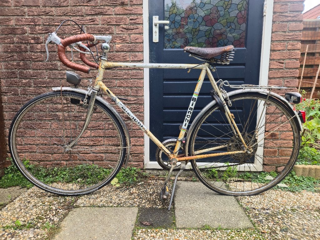 Vintage racefiets / tourfiets jaren 60-70 - Opknapper, Gebruikt, Velgrem, Versnellingen, 57 tot 61 cm