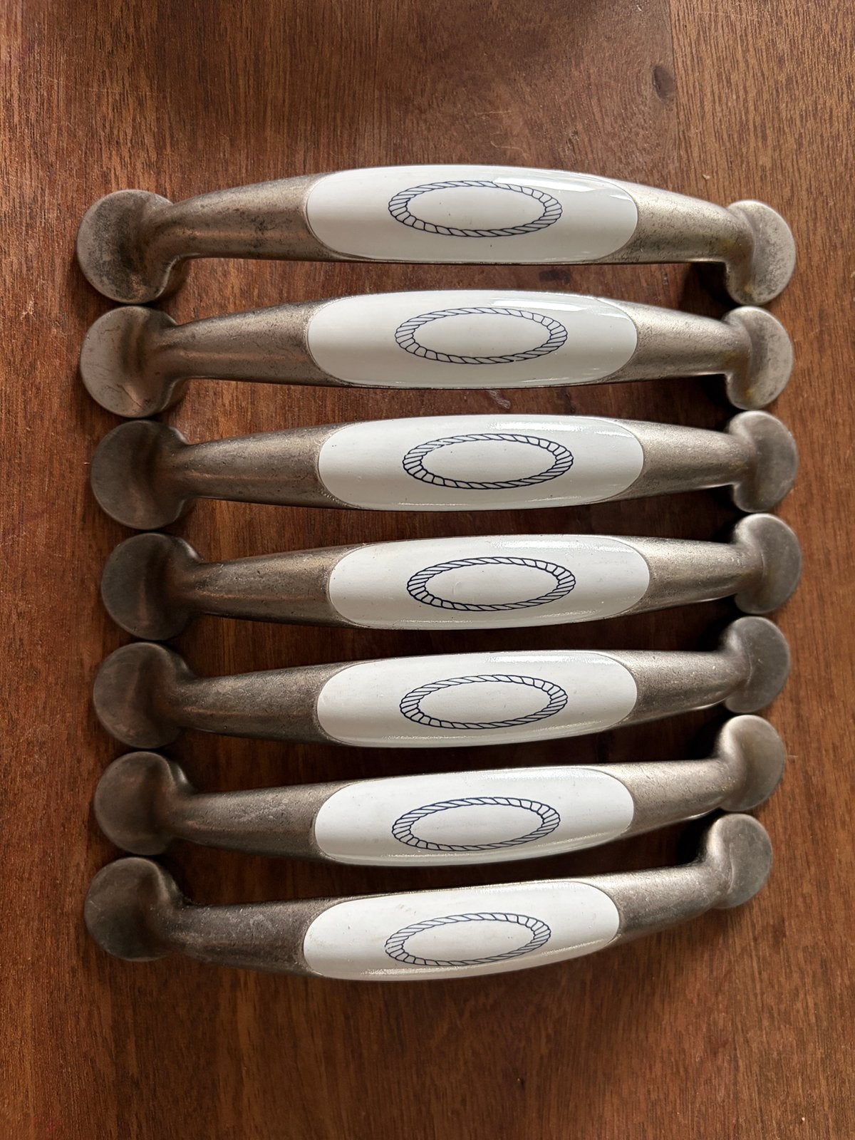 Handgreep keuken rustiek Cosma 128mm set., Minder dan 50 cm, Meerkleurig, Ophalen of Verzenden, Zo goed als nieuw