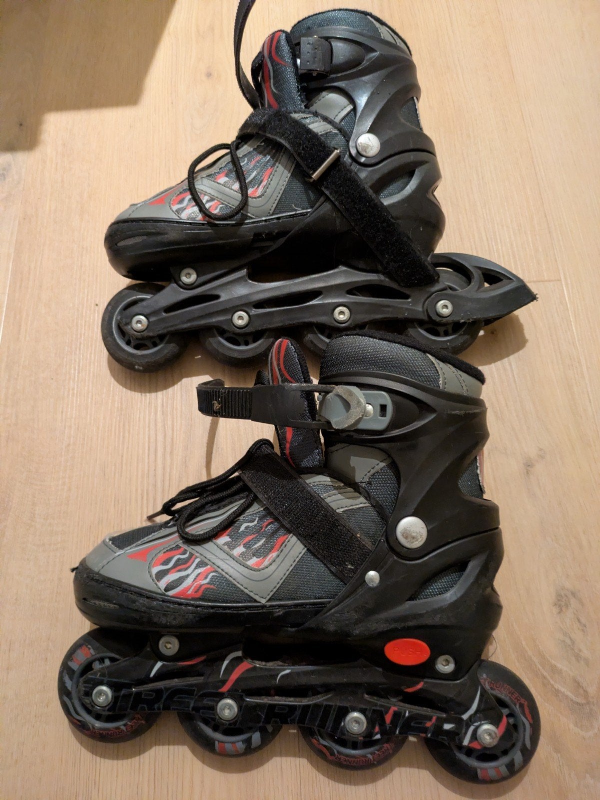 Street Runner inline skates - Maat 35-38, Ophalen of Verzenden, Verstelbaar, Gebruikt, Kinderen