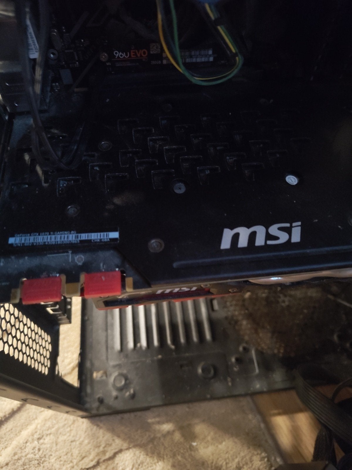MSI GeForce GTX 1070 Ti GAMING X 8G Videokaart, Computers en Software, PCI-Express 3, Gebruikt, Ophalen of Verzenden, GDDR5