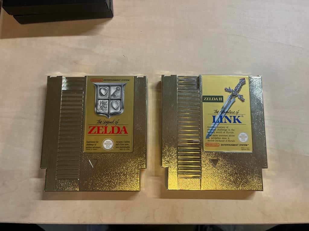 The Legend of Zelda & Zelda II NES (Gouden Edities), Gebruikt, 1 speler, Ophalen of Verzenden, Role Playing Game (Rpg)