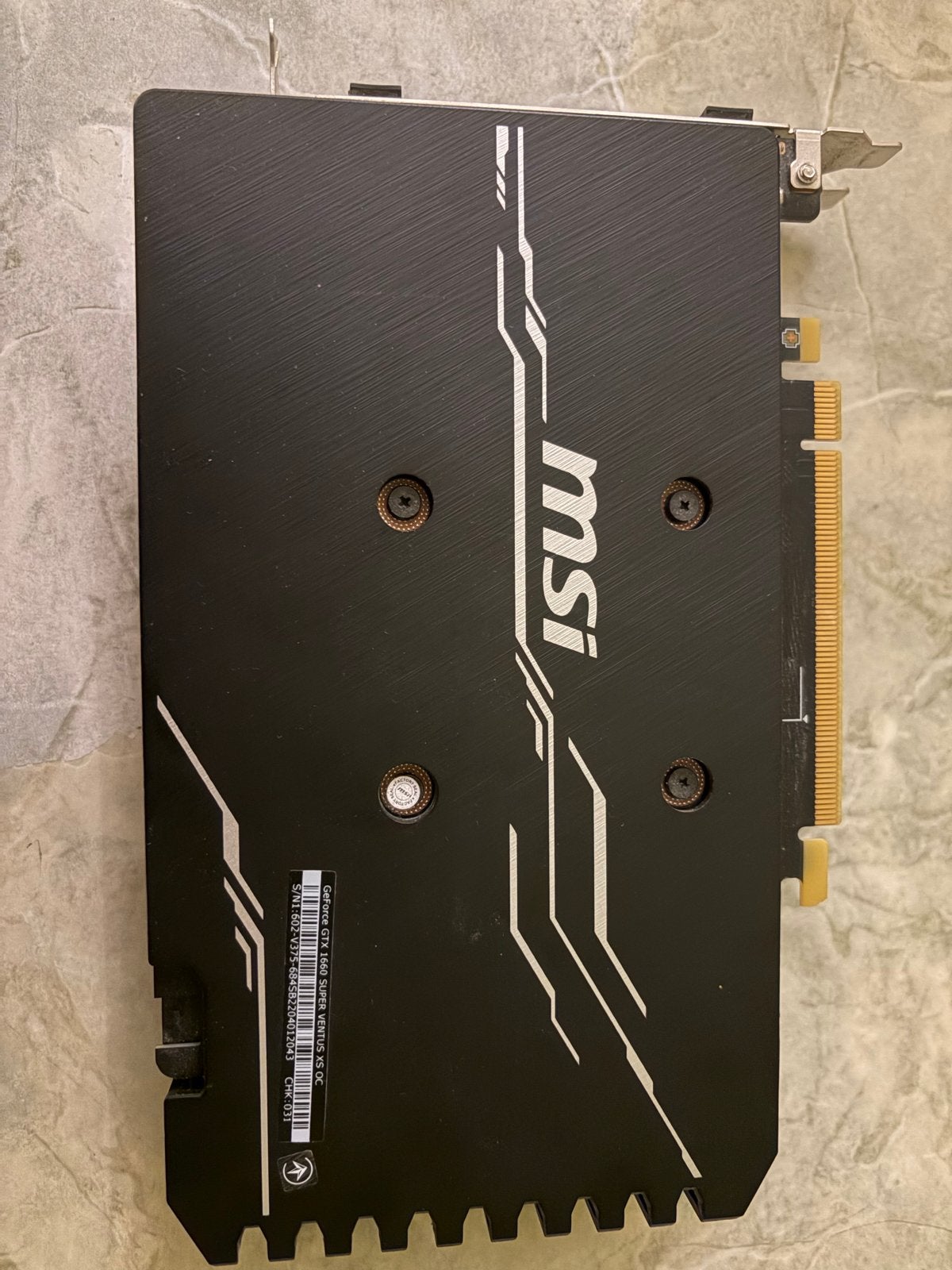 MSI GeForce GTX 1660 Super Ventus XS OC Edition, Computers en Software, Videokaarten, PCI-Express 3, Gebruikt, HDMI, GDDR6