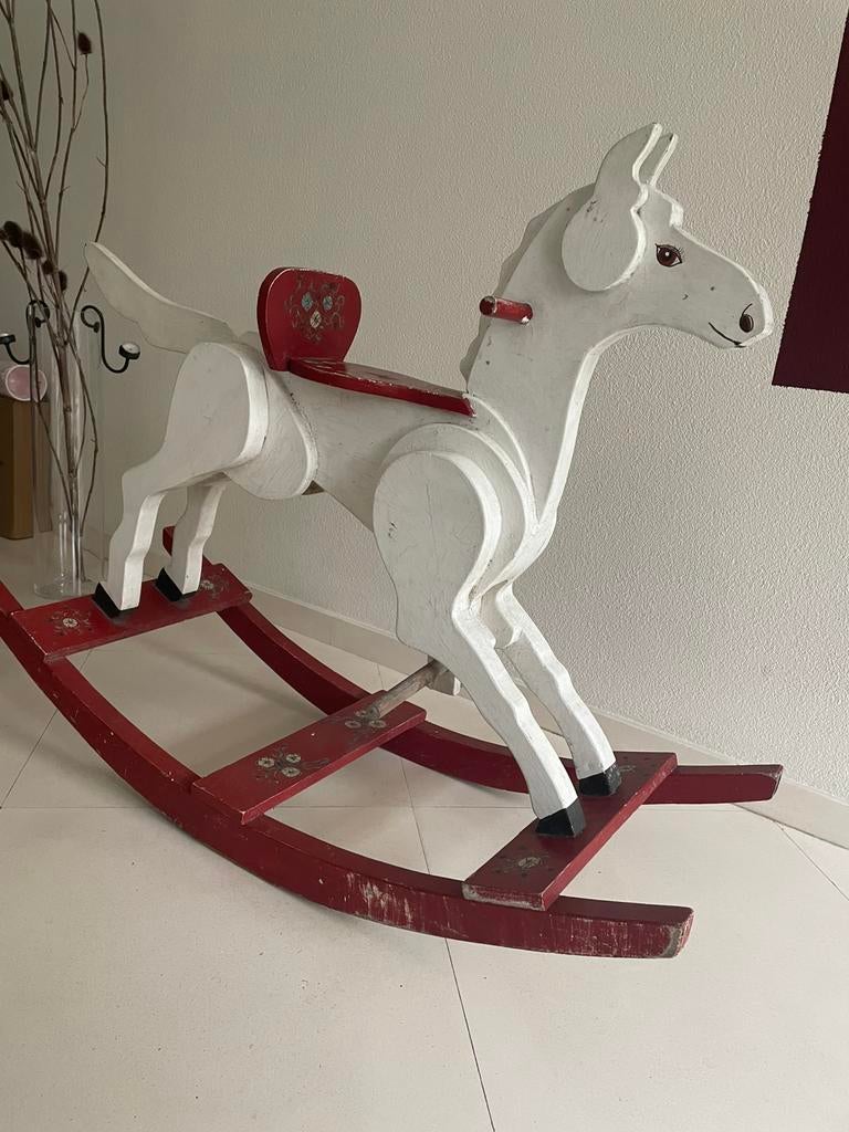 Houten hobbelpaard, Kinderen en Baby's, Ophalen of Verzenden, Zo goed als nieuw