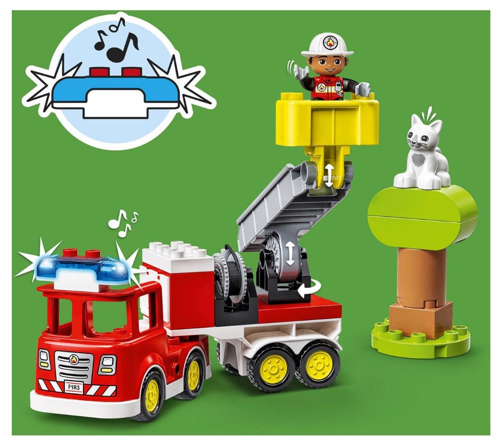 LEGO 10969 Duplo BrandweerAuto 21 delig, Overige thema's, Nieuw, Ophalen of Verzenden, Duplo