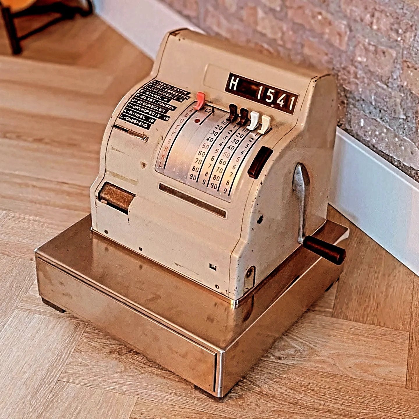 Authentieke Vintage Mechanische Kassa – Handbediend, Ophalen of Verzenden