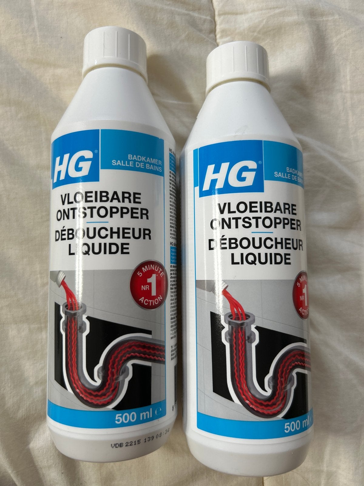 HG Vloeibare Ontstopper - Nieuw (2x 500ml), Ophalen, Nieuw, Overige typen