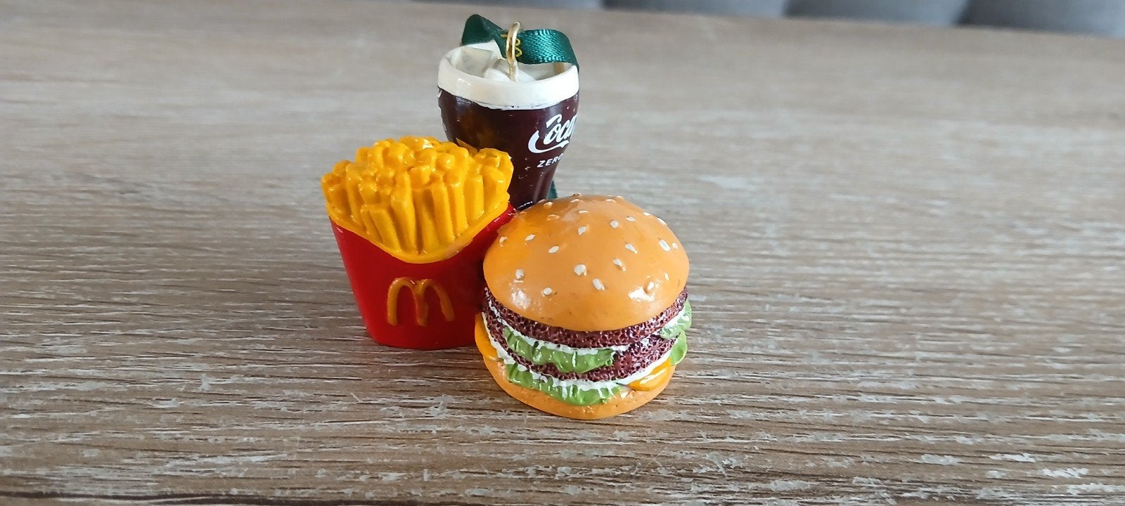 McDonald's Kerstornament Burger, Friet & Cola kerst hanger, Ophalen of Verzenden, Nieuw