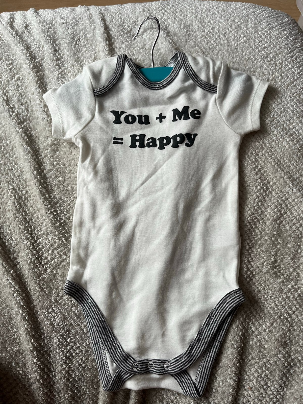 Baby Club Romper Maat 80 - You + Me = Happy, Ophalen of Verzenden, Nieuw, Jongetje of Meisje