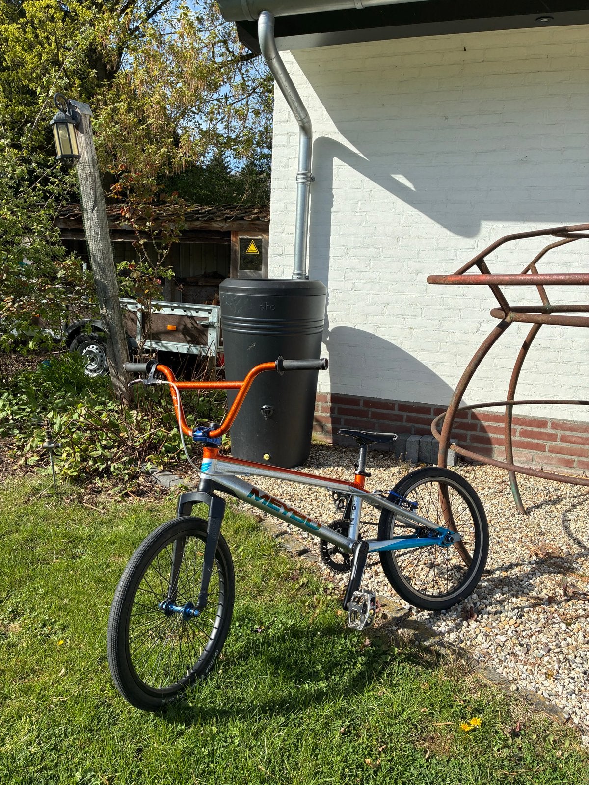 Race BMX fiets, Gebruikt, Velgrem, Aluminium, Ophalen of Verzenden