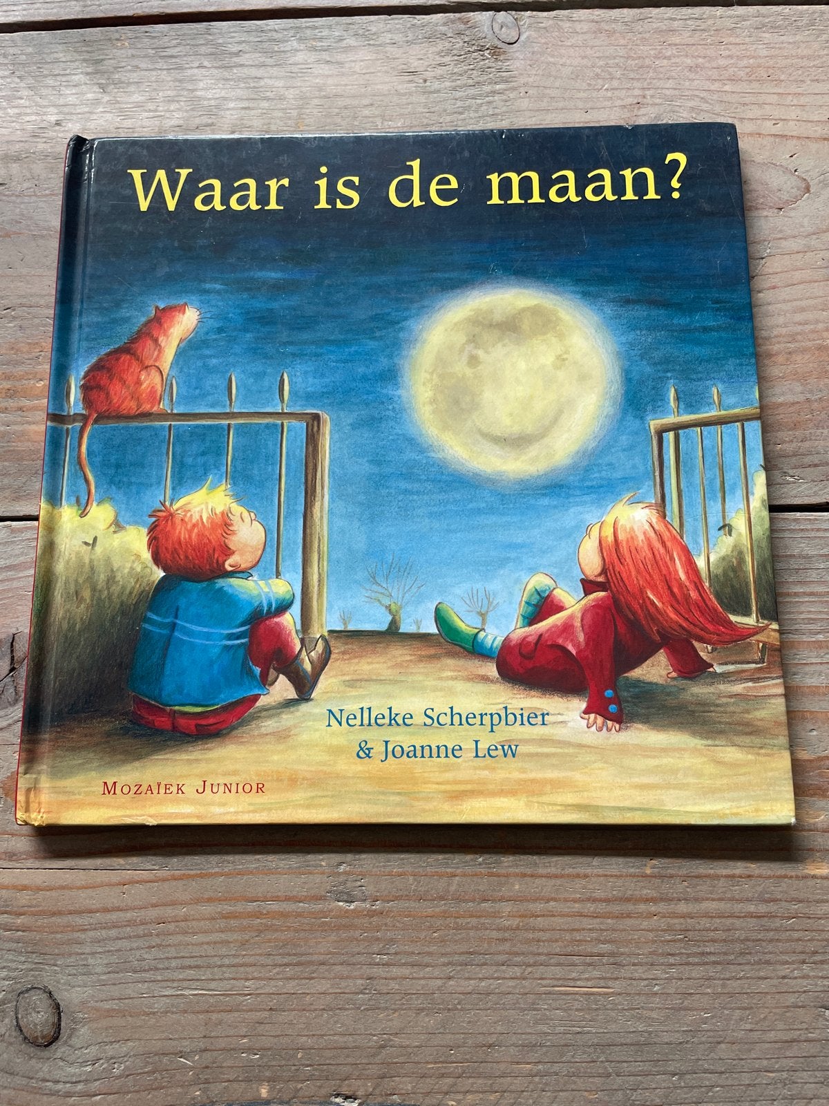 Waar is de maan? - Nelleke Scherpbier & Joanne Lew, Fictie algemeen, Jongen of Meisje, Ophalen of Verzenden, Zo goed als nieuw