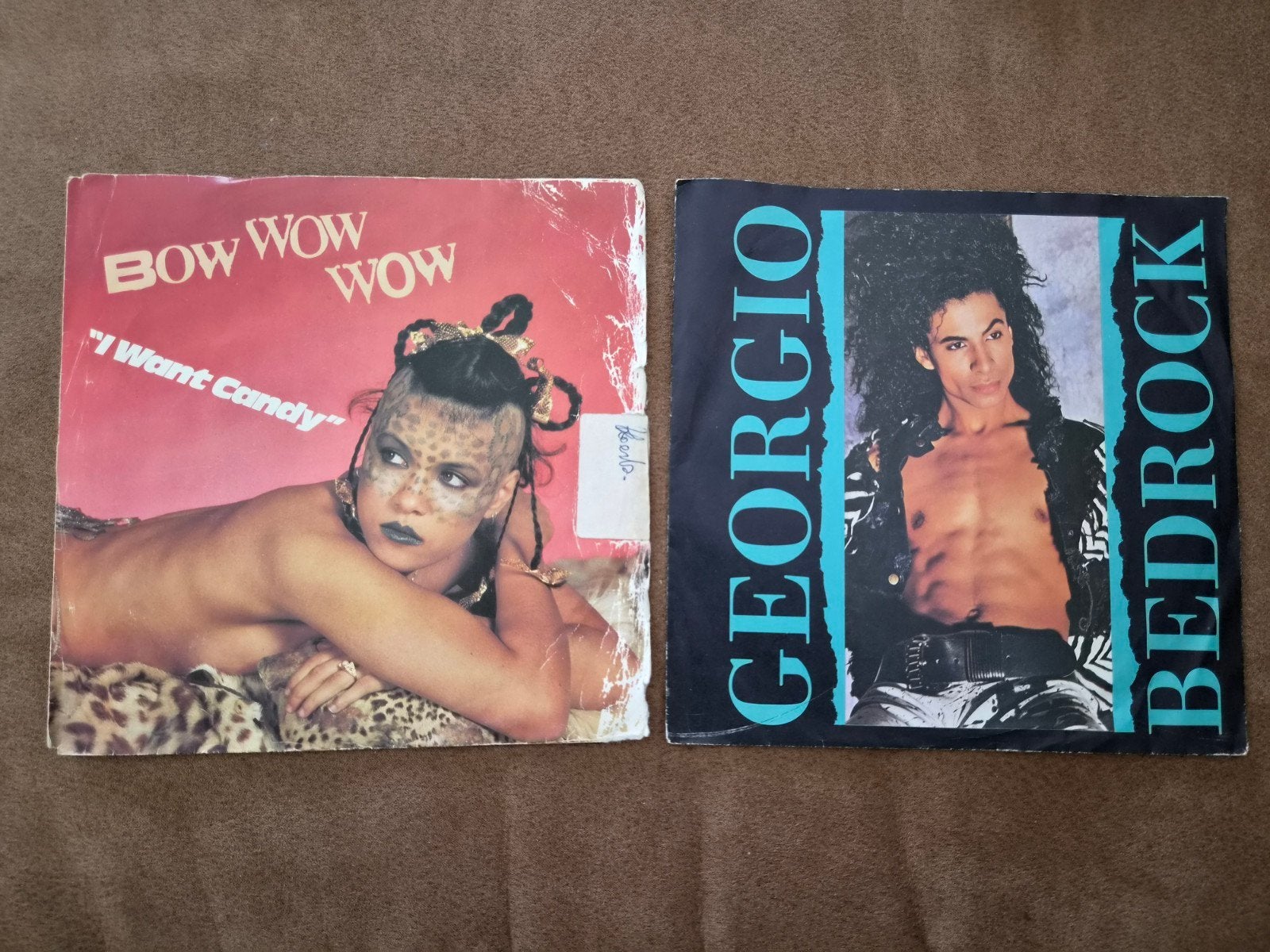 2 jaren '80 singles Bow Wow Wow - Georgio 
Giorgio –, Ophalen of Verzenden, Gebruikt, 10 inch, LP