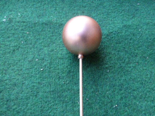 30 zalm kleurige matte kerstballen op stok 36 cm, Diversen, Kerst, Zo goed als nieuw, Ophalen of Verzenden