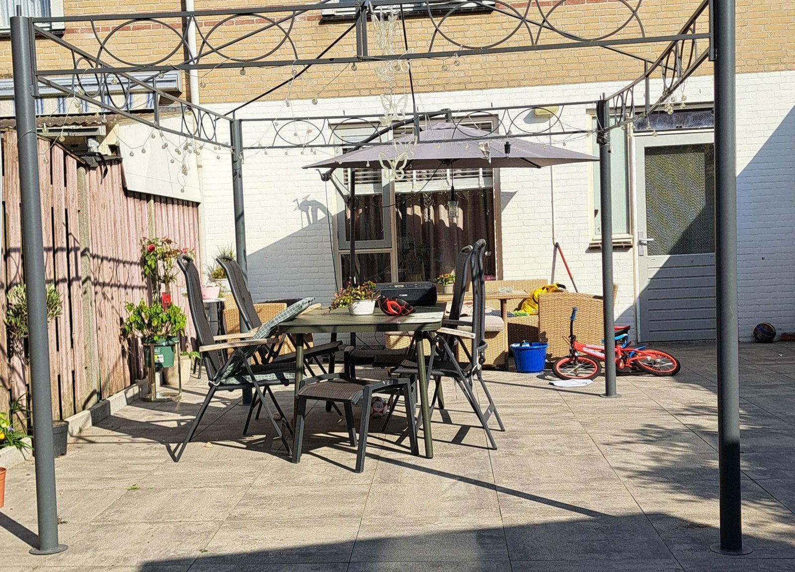 overkapping  dak stuk, Ophalen, Veranda