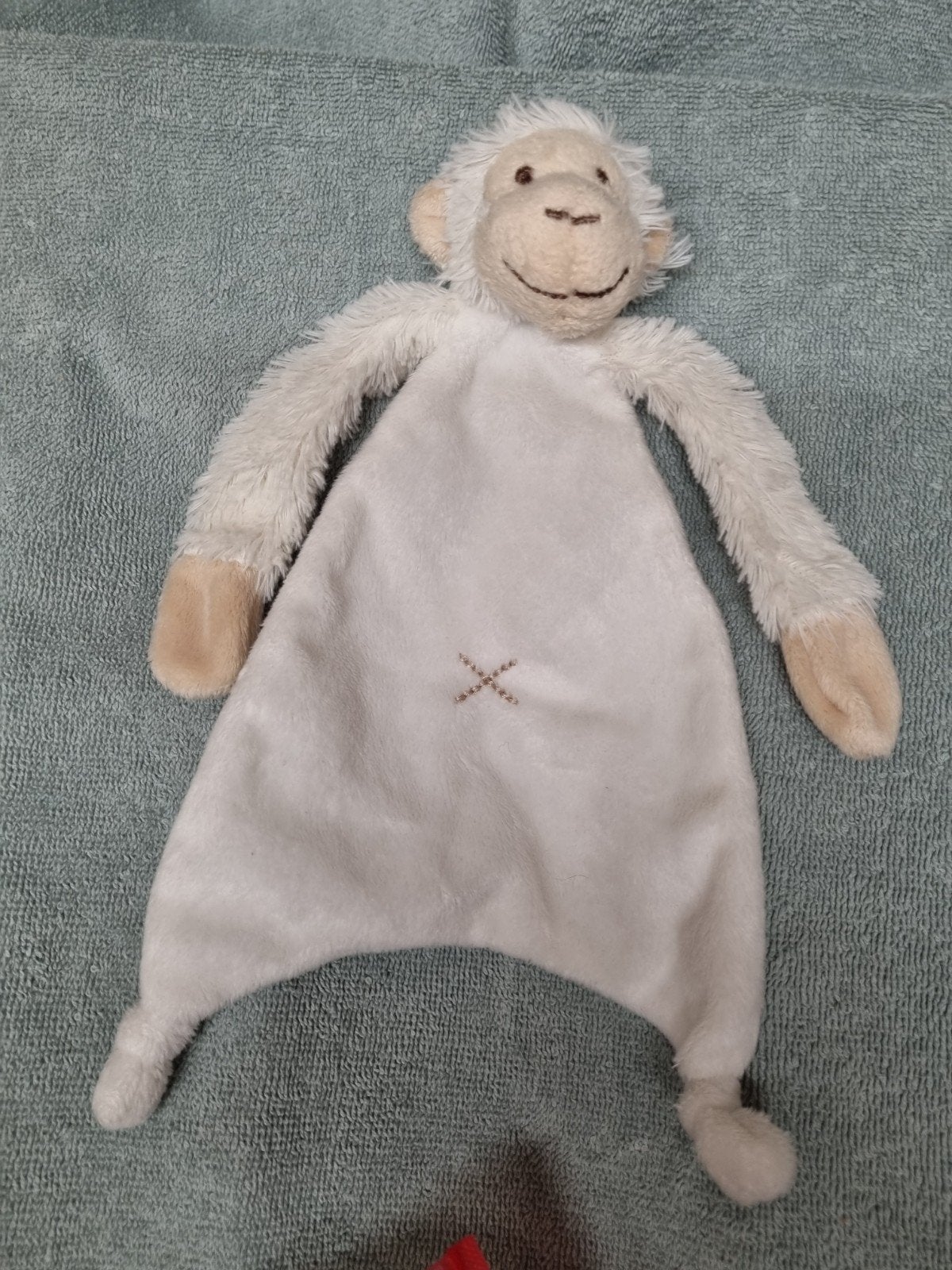 happy horse aapje knuffel doekje wit nr 55, Ophalen of Verzenden, Overige typen