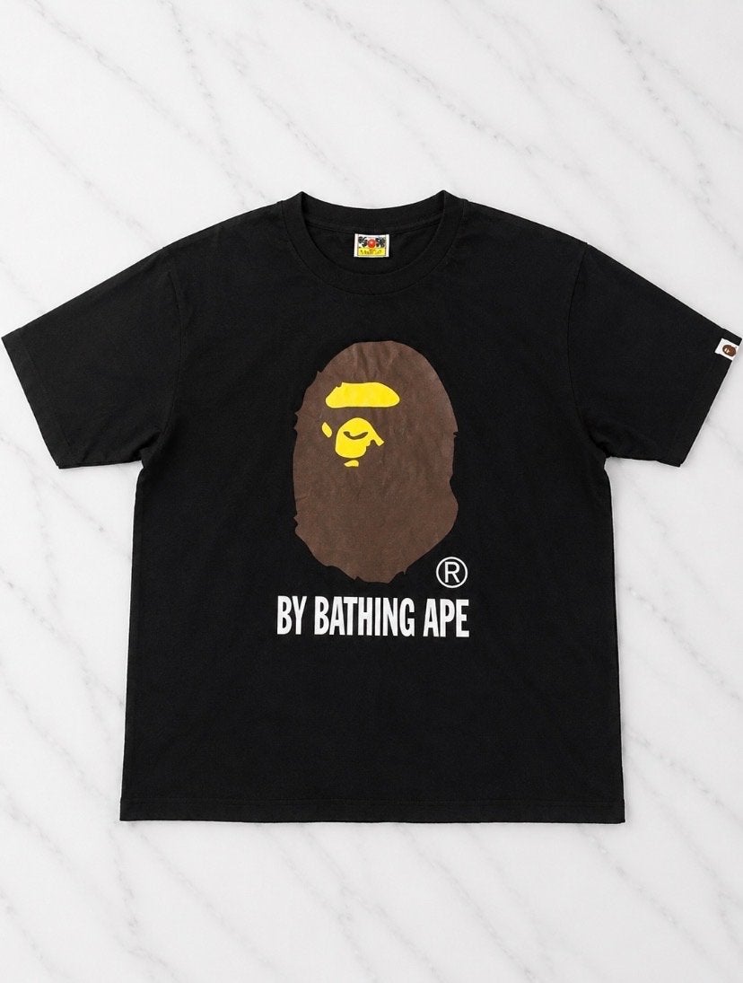 BAPE By Bathing Ape T-Shirt – Zwart, Ophalen of Verzenden, Zo goed als nieuw, Maat 48/50 (M), Zwart