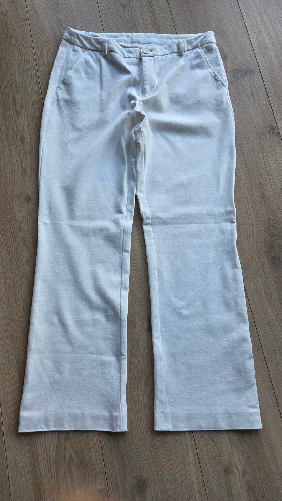 Mooie witte broek van xandres maat 42, Wit, Maat 42/44 (L), Ophalen of Verzenden, Zo goed als nieuw