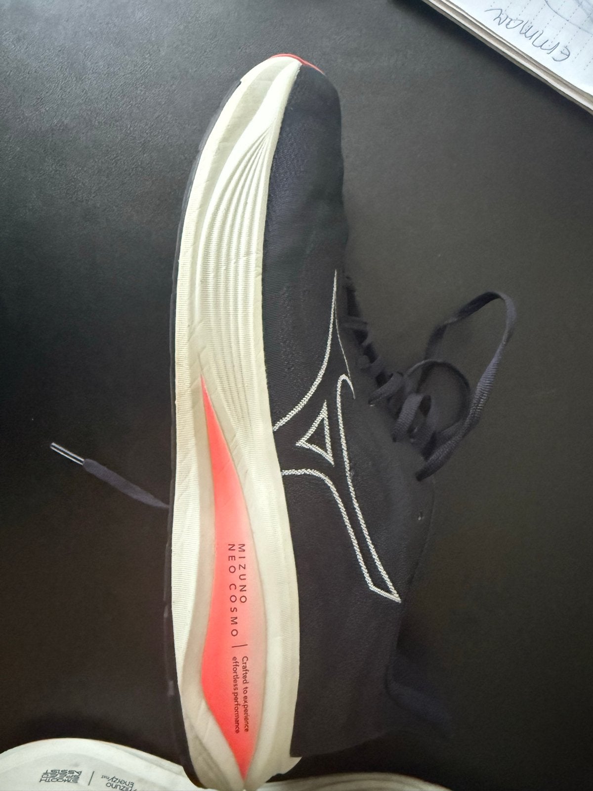 Mizuno hardloopschoenen, Zwart, Ophalen of Verzenden, Hardlopen of Fietsen, Gedragen