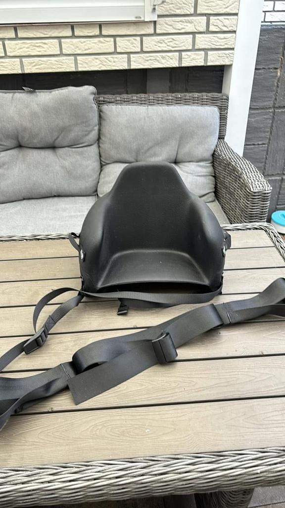 Comfortabel scooter zitje - Zwart, met bevestigingsriemen, Ophalen, Zo goed als nieuw, Overige typen