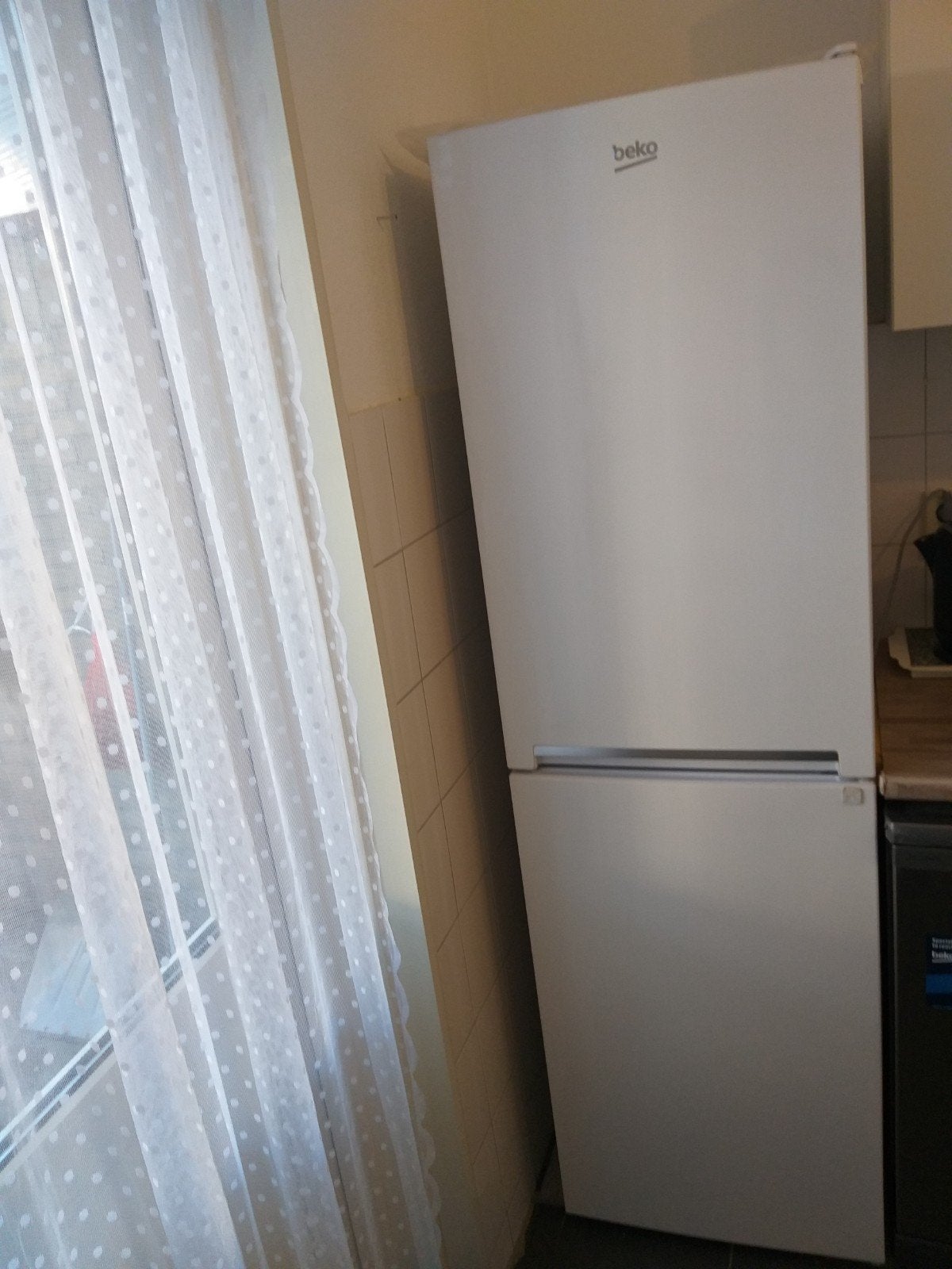 Te koop koelkast werkt prima merk beko 4 laden 270 liter hoo, Ophalen, Gebruikt