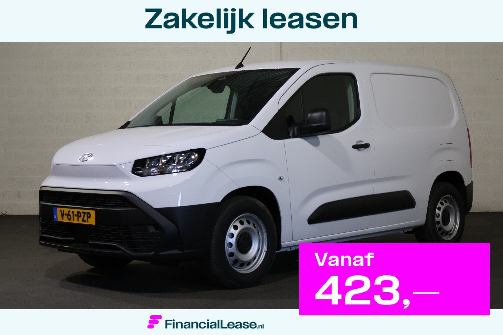 Toyota ProAce City Electric Comfort L1 50 kWh, 750 kg, 1666 kg, Wit, Toyota