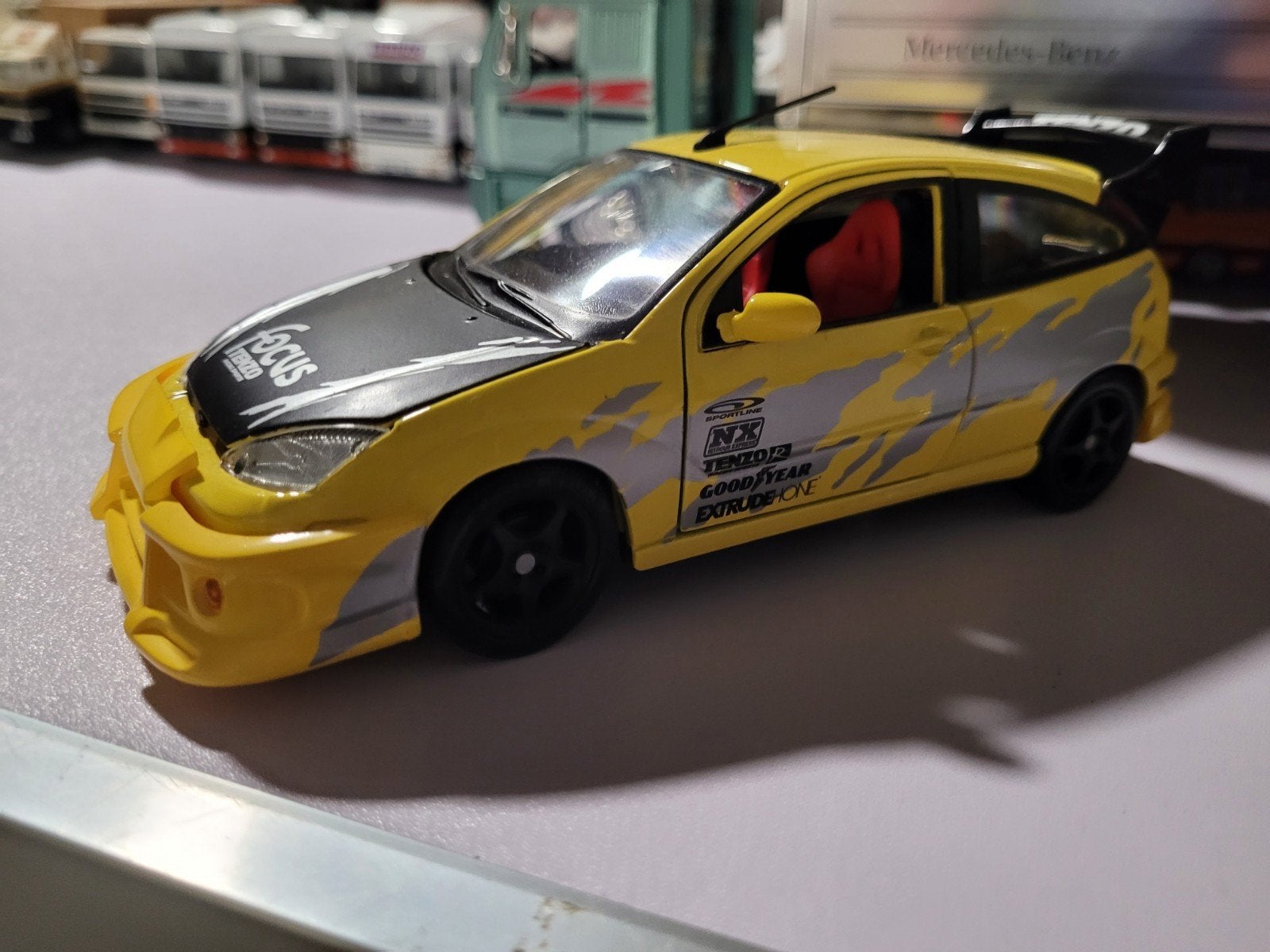 Ford focus hactback rally, Auto, Burago, Burago, Ophalen of Verzenden