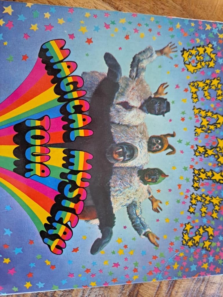 Beatles magical mystery tour signeert door Ringo Star, Ophalen of Verzenden, Gebruikt