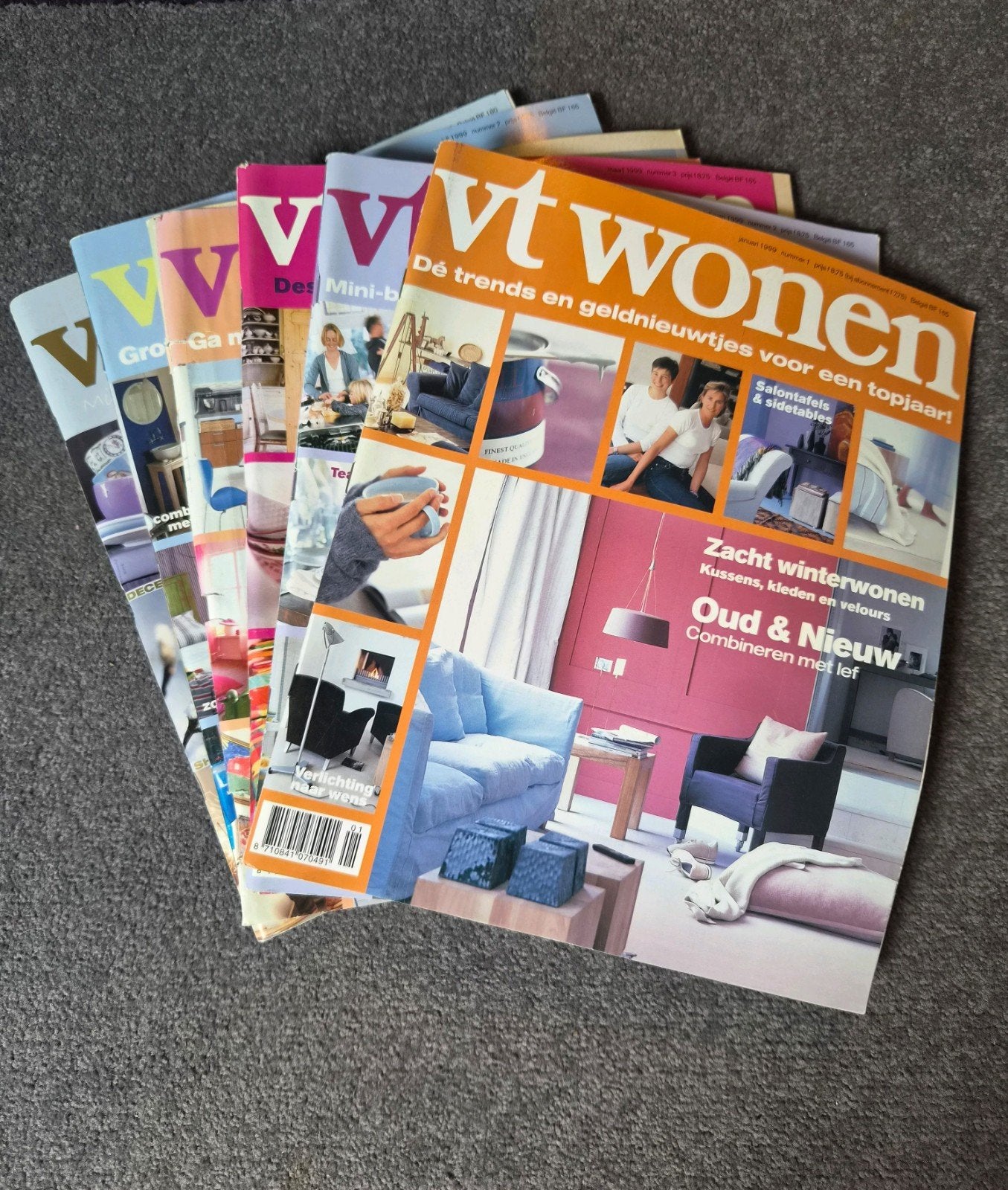 6x vintage VT Wonen uit 1999!, Boeken, Ophalen of Verzenden, Overige typen