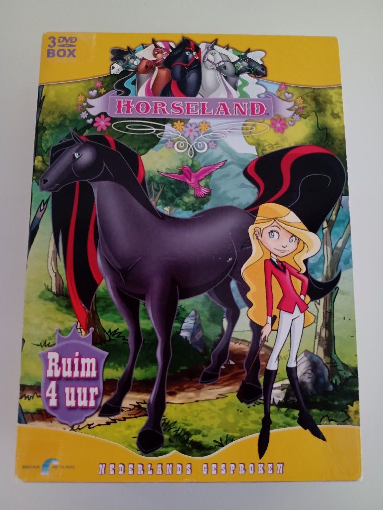 3 DVD-BOX van HORSELAND, Europees, Gebruikt, Tekenfilm, Alle leeftijden