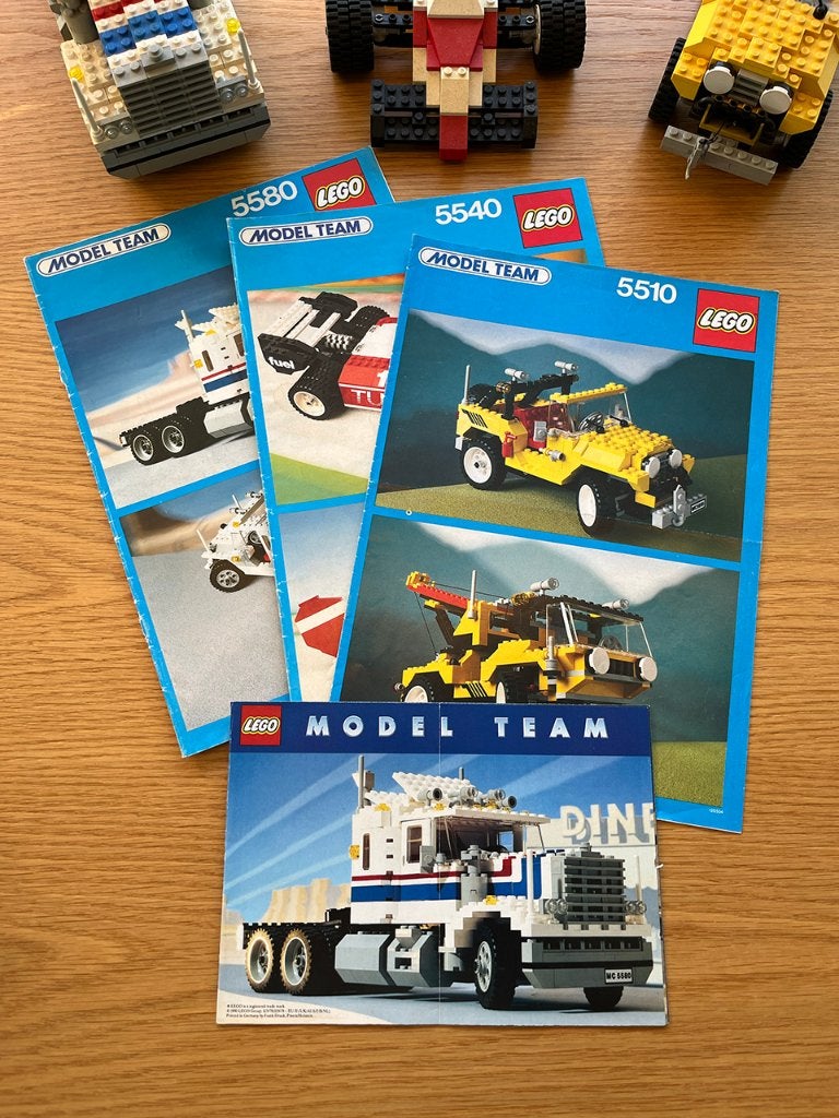 LEGO ModelTeam set 5510, 5540, 5580, Ophalen, Gebruikt, Compleet, Lego