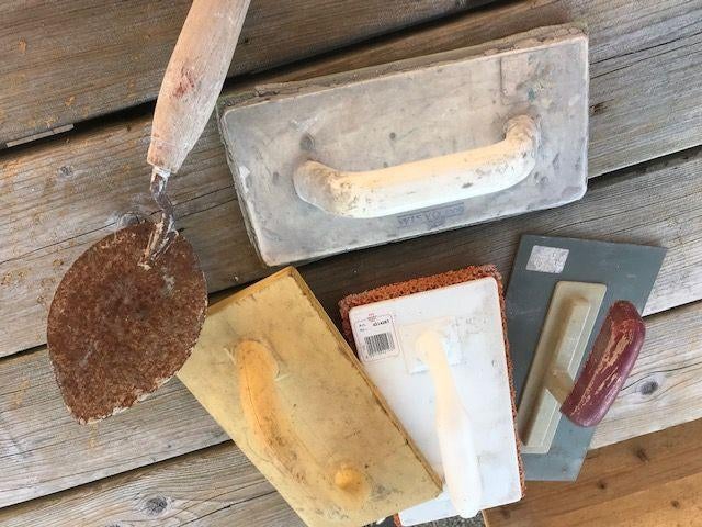 Stucspaan stucgereedschap raapspaan schuurbord spons troffel, Doe-het-zelf en Verbouw, Gereedschap | Handgereedschap, Ophalen of Verzenden
